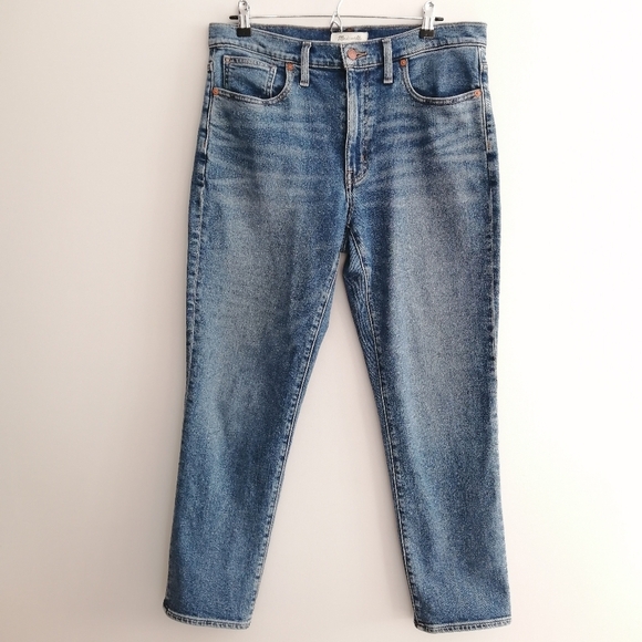 Madewell Roadtripper Slim Boyjeans in Aylesbury Wash Comfort Denim Ankle 29 (8) - Picture 3 of 16